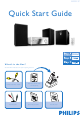 Philips MCD137/93 Quick Start Manual