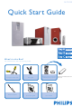 Philips MCD139/79 Quick Start Manual
