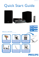 Philips MCD177 Quick Start Manual