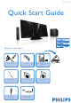 Philips MCD289/05 Quick Start Manual