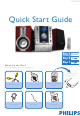 Philips MCD296 Quick Start Manual