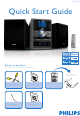 Philips MCD396 Quick Start Manual
