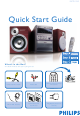 Philips MCD510 Quick Start Manual