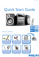 Philips MCD510/22 Quick Start Manual