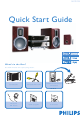 Philips MCD703/55 Quick Start Manual