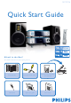 Philips MCD716/05 Quick Start Manual