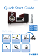 Philips MCD750 Quick Start Manual