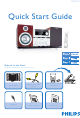 Philips MCD772/73 Quick Start Manual