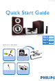 Philips MCD906/73 Quick Start Manual