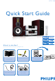 Philips MCD908/93 Quick Start Manual