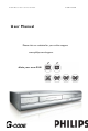 Philips DVDR560H User Manual
