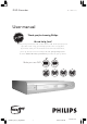 Philips DVDR615 User Manual
