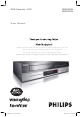 Philips DVDR3512V User Manual