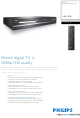 Philips DVDR5520H Specifications