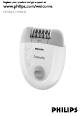 Philips Epilator HP2844 Owner's Manual