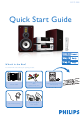 Philips MCD 908 Quick Start Manual