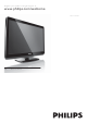 Philips 22PFL3805H User Manual