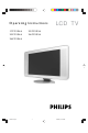 Philips 23PF9946 Operating Instructions Manual