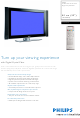 Philips 32PF5331 Specification Sheet