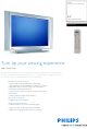 Philips 50PF7320A Specification Sheet