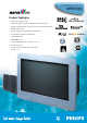 Philips WideScreen Television 36PW9765NICAM Specifications
