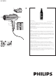 Philips Hairdyer HP4990 User Manual