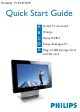 Philips PVD1079/12 Quick Start Manual