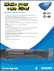 Philips CDR700 Product Information