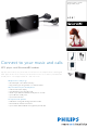 Philips GoGear LUXE SA2447BT Specifications