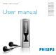 Philips GoGear SA1102 User Manual
