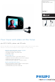 Philips GoGear SA3385/37 Specifications