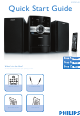 Philips MCM169 Quick Start Manual