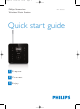 Philips Stremium Wireless Music Station WAS6050 Quick Start Manual