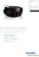 Philips AZ382/12 Specifications
