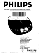 Philips AZ7260/00 Instructions For Use Manual