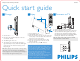 Philips PET831/12 Quick Start Manual