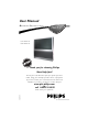 Philips 51PP9910 User Manual