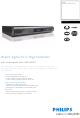 Philips DCR5012 Specification Sheet
