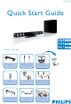 Philips HSB3280 Quick Start Manual