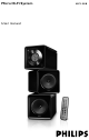 Philips MICRO HI-FI SYSTEM MC108B User Manual