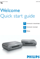 Philips SLV3100 Quick Start Manual