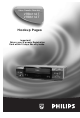 Philips VRB411AT Hookup Pages