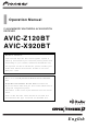 Pioneer AVIC Z120BT Operation Manual