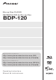 Pioneer BDP-120 Operating Instructions Manual