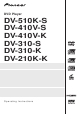 Pioneer DV-210K-K Operating Instructions Manual