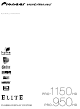 Pioneer Elite PRO-950HD Operating Instructions Manual
