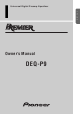 Pioneer DEQ-P9 Owner's Manual