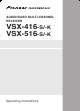 Pioneer VSX-516-S/-K Operating Instructions Manual