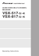 Pioneer VSX-517-S/-K Operating Instructions Manual