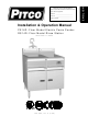 Pitco L20-293 Installation And Operation Manual